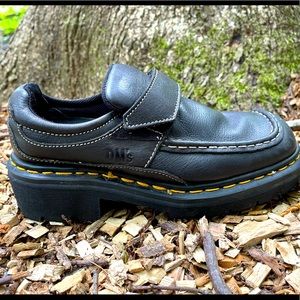 Doc Marten Worn once/twice, Vintage Size US8 Black Leather Creepers MADE IN EN…